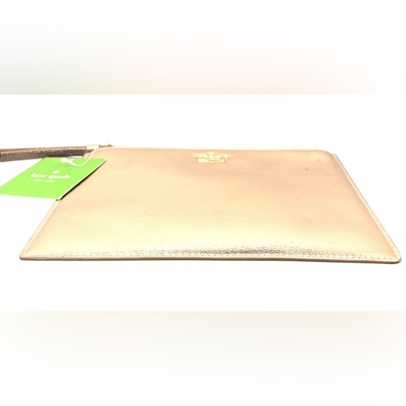 Kate Spade Laurel Way Rose Gold Tinie Wristlet Clutch - Picture 3 of 6